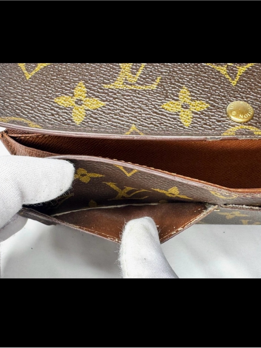 Louis Vuitton Authentic Vintage Monogram Sarah Wallet 1999! w/ COA!! - Picture 14 of 17